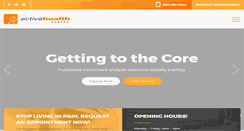 Desktop Screenshot of activehealthcentre.com