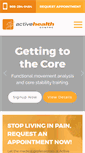 Mobile Screenshot of activehealthcentre.com